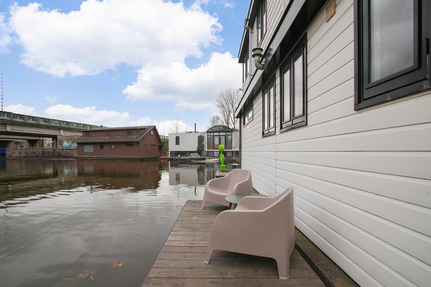 Houseboat The New Lake - Nieuwe Meer Amesterdão Exterior foto