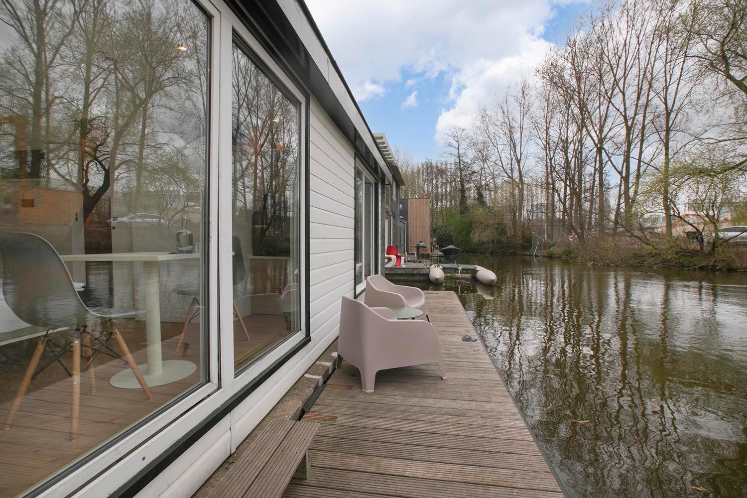 Houseboat The New Lake - Nieuwe Meer Amesterdão Exterior foto